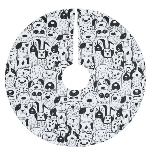 Puppies Kerstboom Rok (Voorkant)