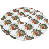 Puppies Kerstmis met de Pinscher Kerstboom Rok (Gekanteld)