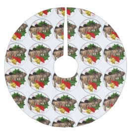 Puppies Kerstmis met de Pinscher Kerstboom Rok