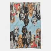 Puppies keukenhanddoek (Verticaal)