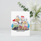 Puppies Manisfescentie Briefkaart (Staand voorkant)