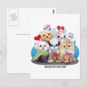 Puppies Manisfescentie Briefkaart (Voorkant / Achterkant)