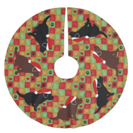 Puppies met kerstquilt Labrador Kerstboom Rok