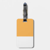 Puppies met Russische blauwe kittens en dachshund Bagagelabel (Achterkant verticaal)