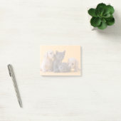 Puppies met Russische blauwe kittens en dachshund Post-it® Notes (Kantoor)