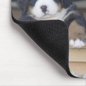 Puppies muizenmat van Bernese Mountain Muismat (Hoek)