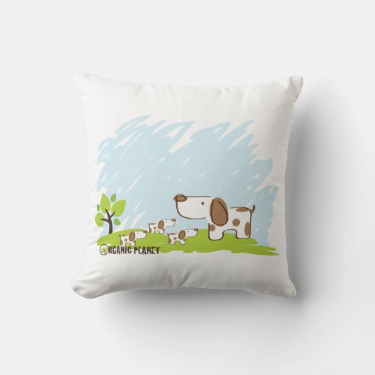 Puppies Organic Planet Sierkussen (Voorkant)