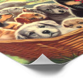  Puppies Pin-up Poster (Hoek)