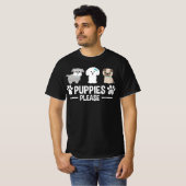 Puppies please t-shirt (Voorkant volledig)
