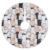 Puppies Polyester Tree Skirt Kerstboom Rok (Voorkant)