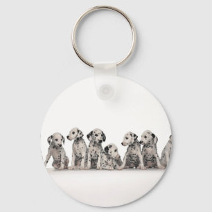 puppies puppies honden honden met een schattige da sleutelhanger