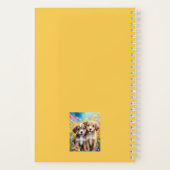 Puppies Schattigee Honden Gepersonaliseerde Kinder Notitieboek (Achterkant)