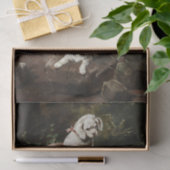 Puppies Schilderen door Carl Reichert Tissue Paper Tissuepapier (Geschenk)