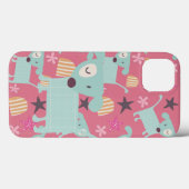 Puppies, sterren en bloemen Case-Mate iPhone case (Achterkant (horizontaal))