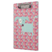 Puppies, sterren en bloemen klembord (Links)