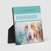 Puppies te koop fotoplaat (Voorkant)