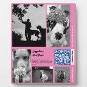 Puppies te koop sjabloon plaque fotoplaat (Voorkant)