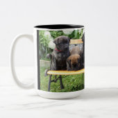 Puppies Tweekleurige Koffiemok (Links)