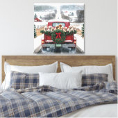 Puppies van de Golden Retriever Canvas Afdruk (Insitu (Slaapkamer))