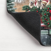 Puppies van de Golden Retriever Muismat (Hoek)