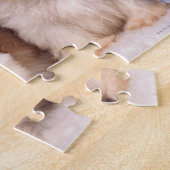Puppies van Shih Tzu onder een gecontroleerde deke Legpuzzel (Zijkant)