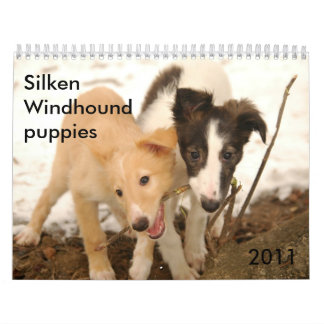 puppies van Silken Windhound 2011 Kalender