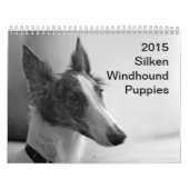 puppies van Silken Windhound 2015 Kalender (Hoes)