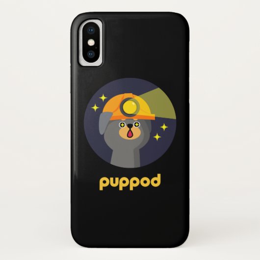 PupPod-lampjes alleen Achievement Badge Case-Mate iPhone Case (Achterkant)