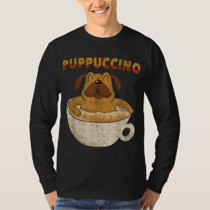 Puppuccino - Hondenliefhebber Cappuccino minnaar - T-shirt