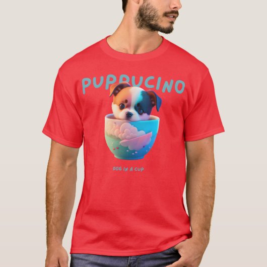 Puppuccino vintage t-shirt (Voorkant)