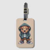 Puppy1 Bagagelabel (Voorkant (verticaal))