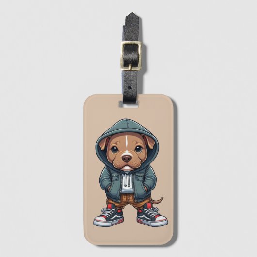 Puppy1 Bagagelabel (Voorkant (verticaal))