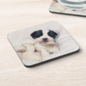 Puppy 2 bier onderzetter (Linkerzijde)