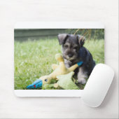 puppy 2 mini schnauzer muismat (Met muis)