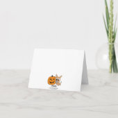 Puppy 4 van Chihuahua van de Kaart van Halloween (Achterkant)