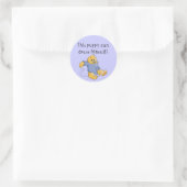 Puppy Aankleden Tshirts en geschenken Ronde Sticker (Tas)