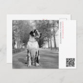 Puppy aankondiging briefkaart (Voorkant / Achterkant)