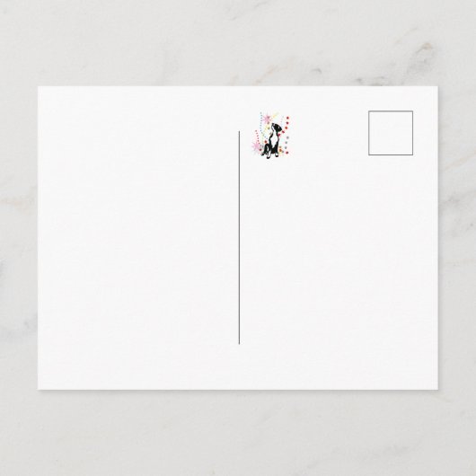 Puppy aankondiging briefkaart (Achterkant)