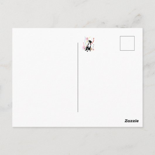 Puppy aankondiging briefkaart (Achterkant)