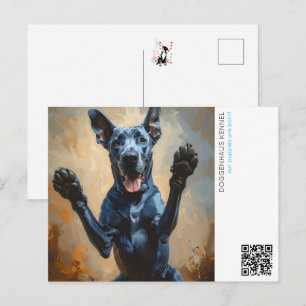 Puppy-aankondiging Briefkaart
