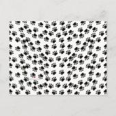 Puppy Adoption Certificate for a Pet Adoption Uitnodiging Briefkaart (Achterkant)