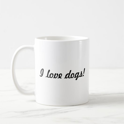 Puppy alsjeblieft? Cup Koffiemok (Links)