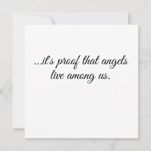 Puppy Angel Flat Card (Achterkant)