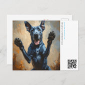 Puppy announcement briefkaart (Voorkant / Achterkant)