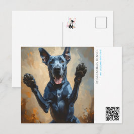 Puppy announcement briefkaart