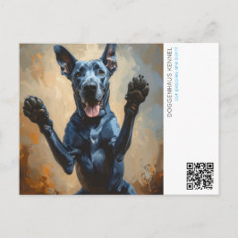 Puppy announcement briefkaart