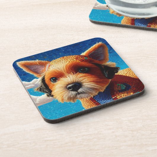 Puppy Art Bier Onderzetter (Linkerzijde)