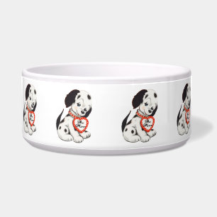 Puppy Art Dalmation Valentijn Voerbakje