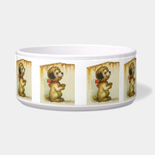  Puppy Art Zittend Up Puppy Voerbakje