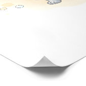 Puppy badtijd leuk kinderbadkamer muurdecoratie poster (Hoek)